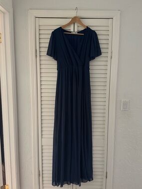 Baltic Born Navy Vaughnie Maxi Dress